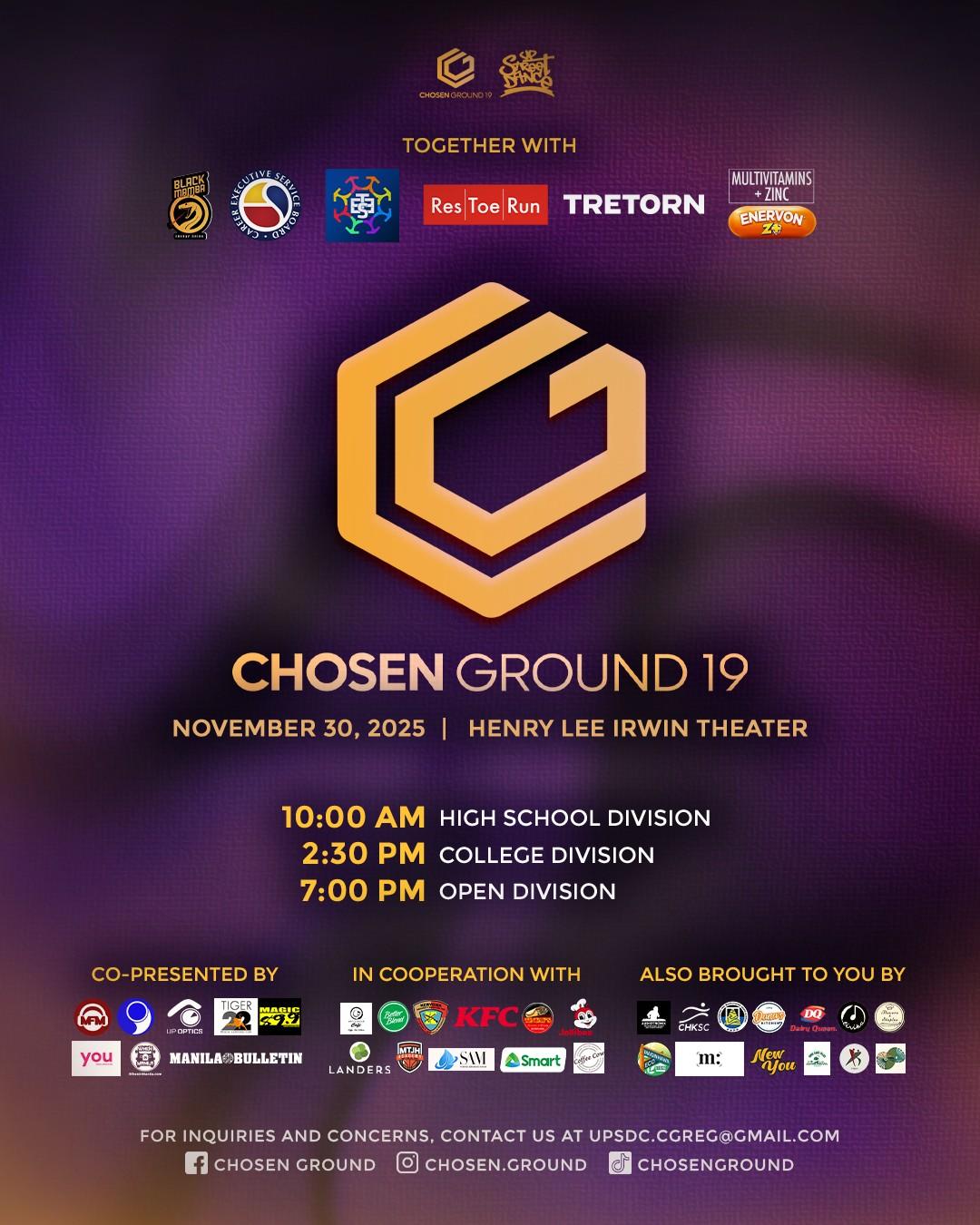 Chosen Ground 19 poster
