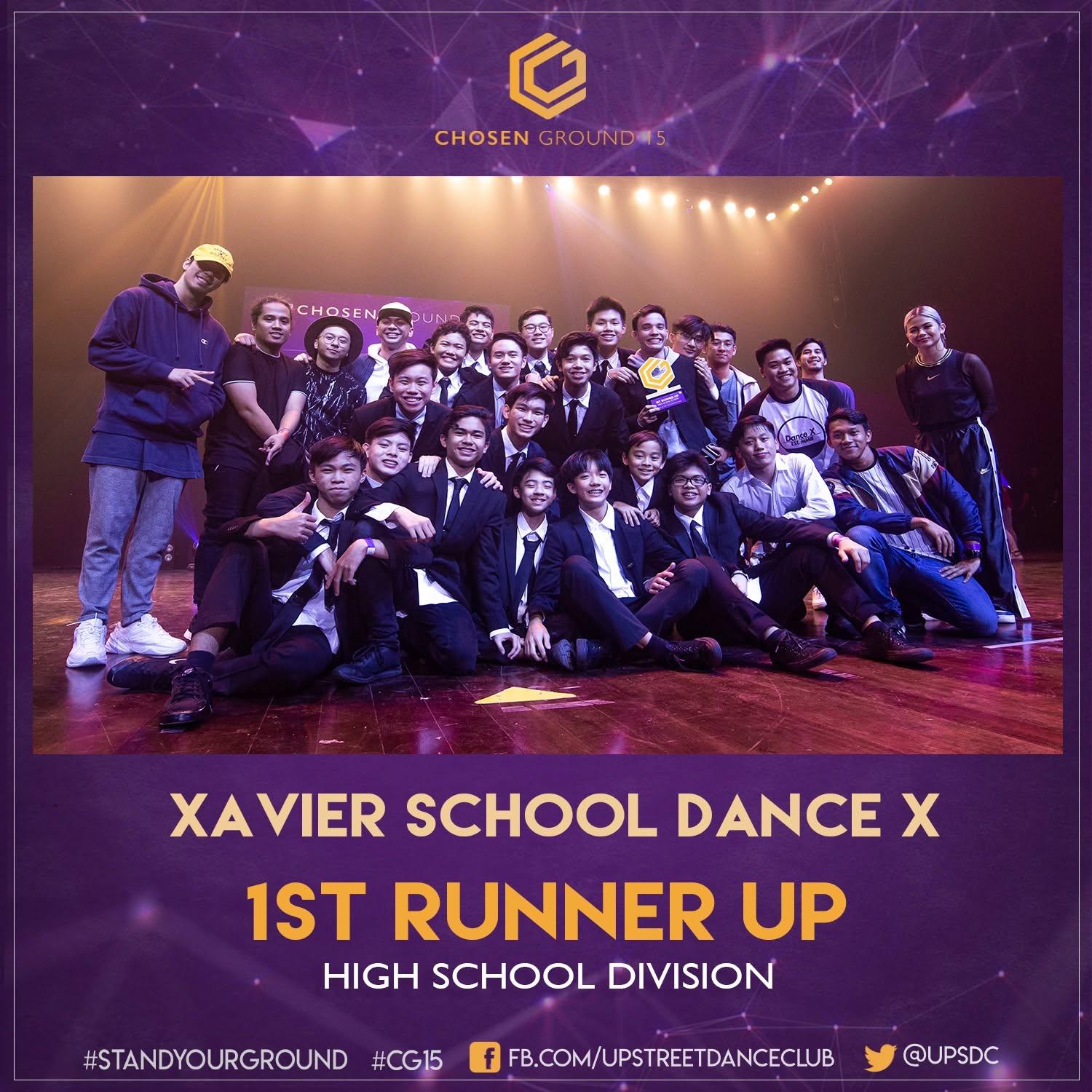 Xavier School Dance X — 1st Runner-Up, Chosen Ground 15 High School Division