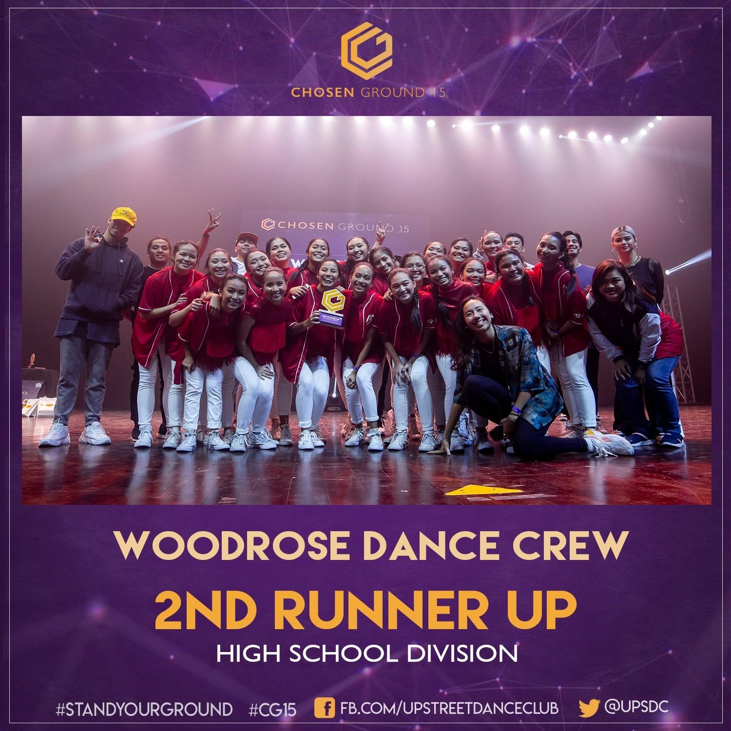 Woodrose Dance Crew — 2nd Runner-Up, Chosen Ground 15 High School Division