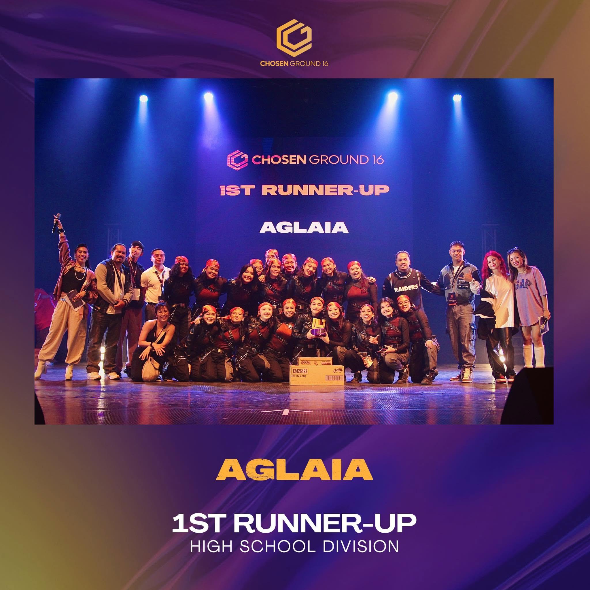 Aglaia — 1st Runner-Up, Chosen Ground 16 High School Division