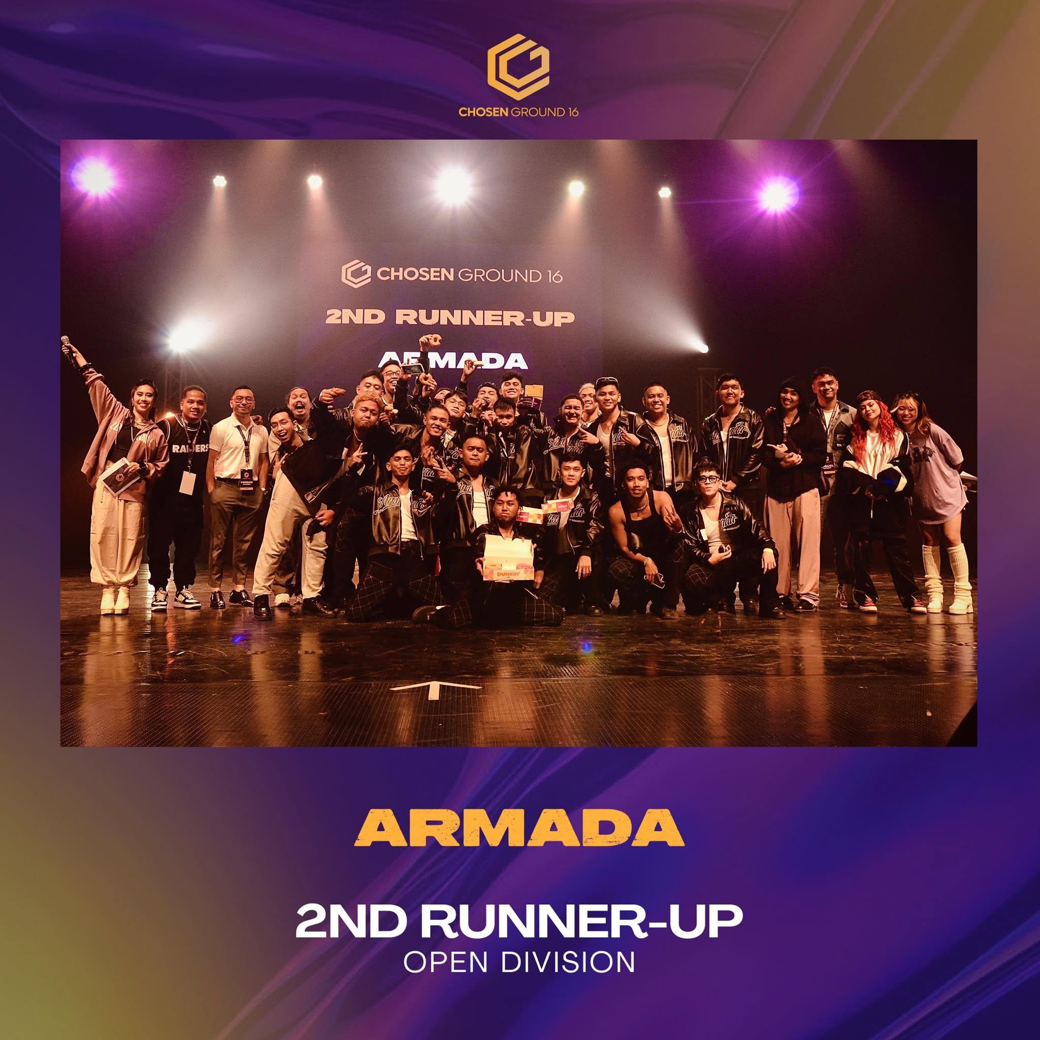Armada — 2nd Runner-Up, Chosen Ground 16 Open Division
