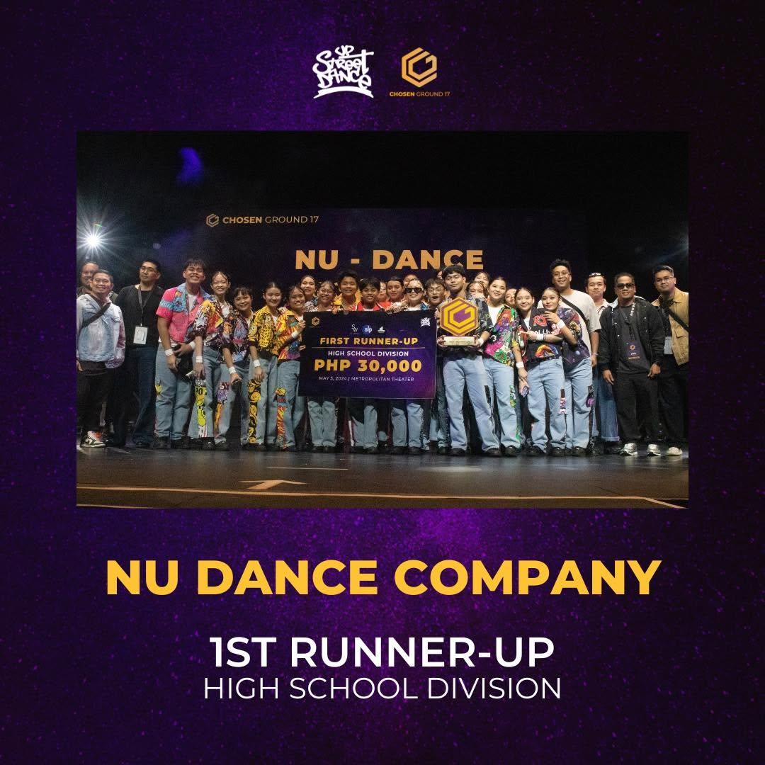 NU Dance Company — 1st Runner-Up, Chosen Ground 17 High School Division