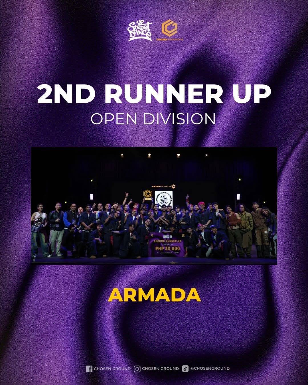 Armada — 2nd Runner-Up, Chosen Ground 18 Open Division